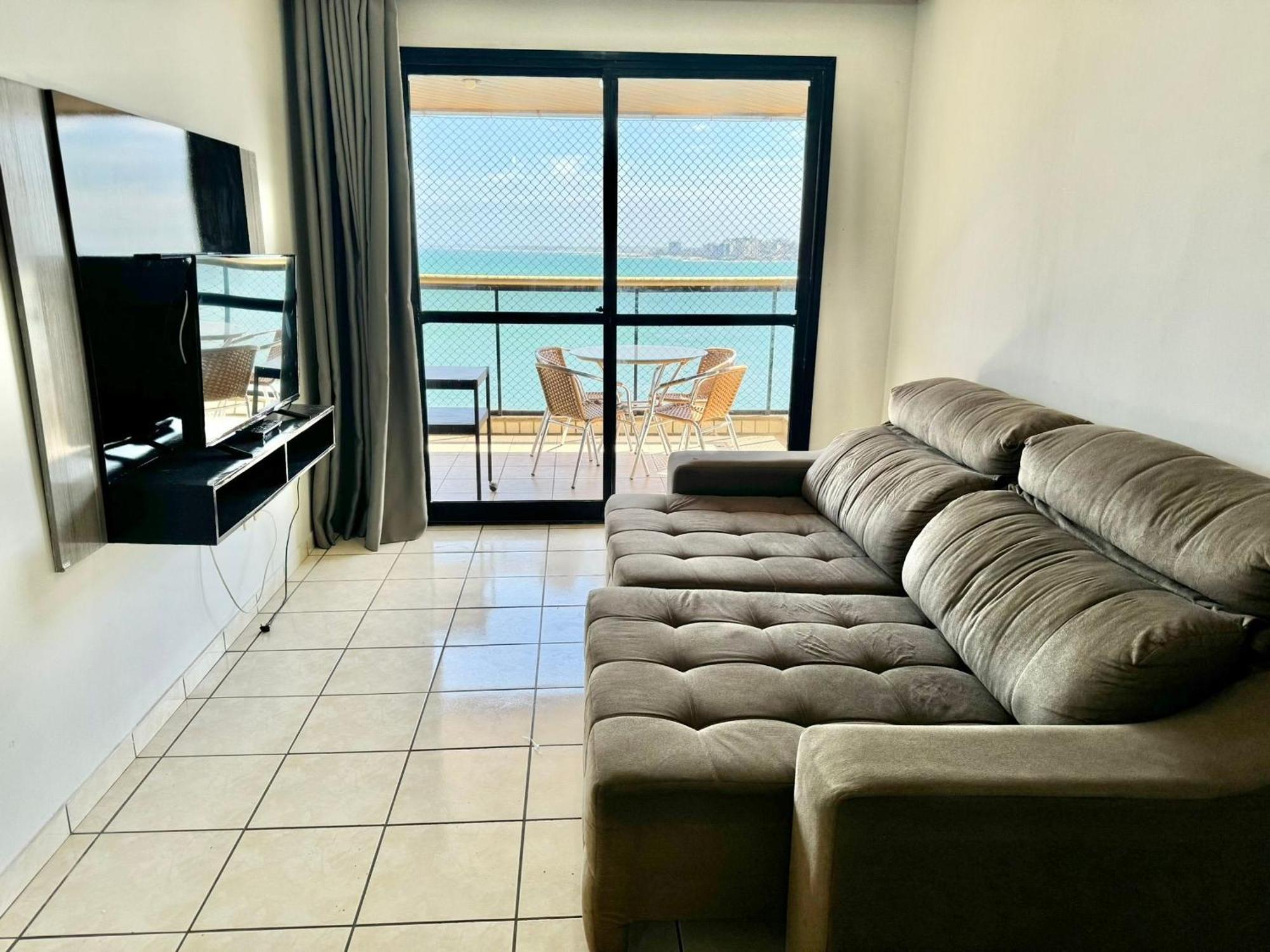 Praia Do Morro - Apt. Canto Nobre, Frente Total Para O Mar, 4 Quartos 1 Vaga De Garagem, 2 Banheiros غواراباري المظهر الخارجي الصورة