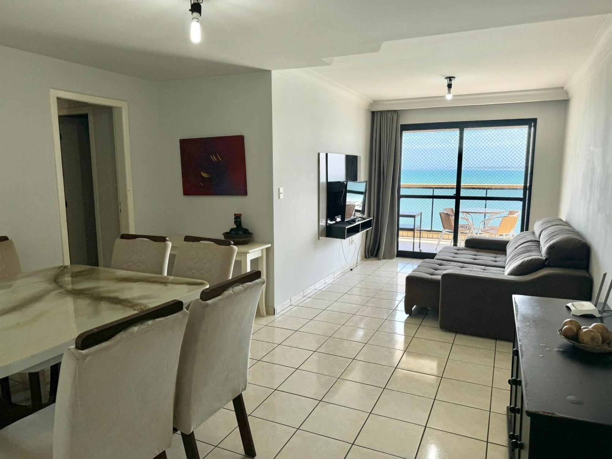 Praia Do Morro - Apt. Canto Nobre, Frente Total Para O Mar, 4 Quartos 1 Vaga De Garagem, 2 Banheiros غواراباري المظهر الخارجي الصورة